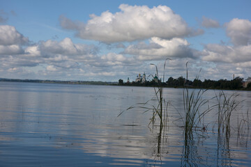 Russia Yaroslavl region Rostov view on a cloudy summer day