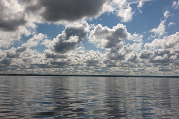 Naklejka premium Russia Yaroslavl region Rostov view on a cloudy summer day