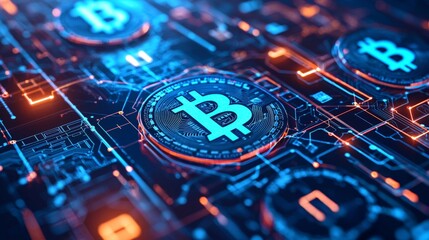 Bitcoin circuitry cryptocurrency in the digital age
