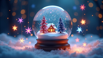 A Wonderland in Glass: Stars, Snow, and Magic