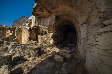 Paphos, Pafos, Hafenstadt, Zypern, Archaeologischer Park, antike christliche Basilika 