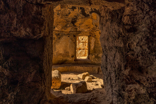Paphos, Pafos, Hafenstadt, Zypern, Archaeologischer Park, antike christliche Basilika 