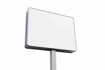 Isolated blank shop sign outdoor display urban environment minimalist concept
