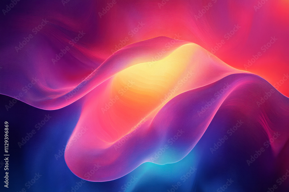 Poster a close up of a colorful abstract background