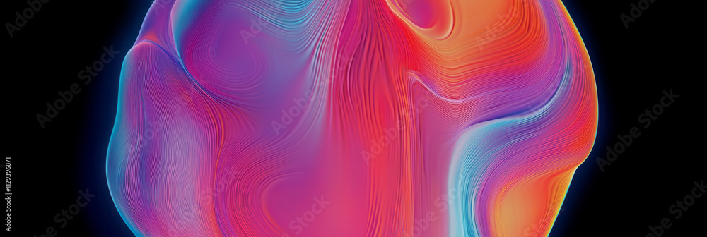 Poster a colorful abstract background with a blue and pink color scheme