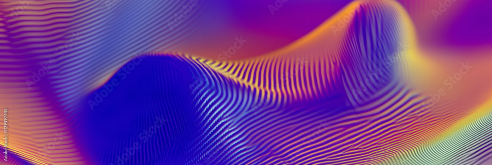 Poster a colorful abstract background with a wavy pattern
