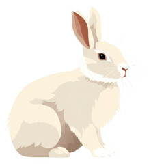 Obraz premium PNG Rabbit animal rodent mammal.