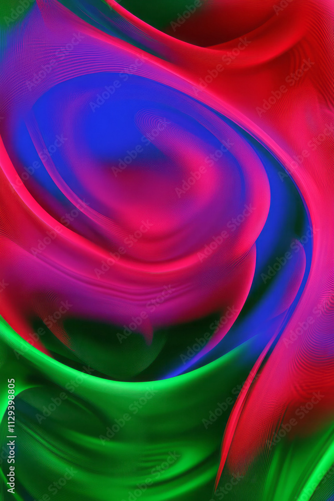Poster a colorful abstract background with a swirl pattern
