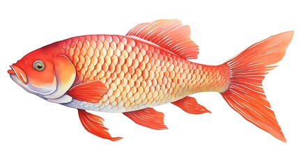 Goldfish painting symbolizing prosperity for chinese new year