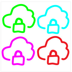 Security shield sign vector illustration, Lock security icon, Set of security shield icons, securityshields symbols with check mark and padlock, Shield security icon, Safety, protection sign
