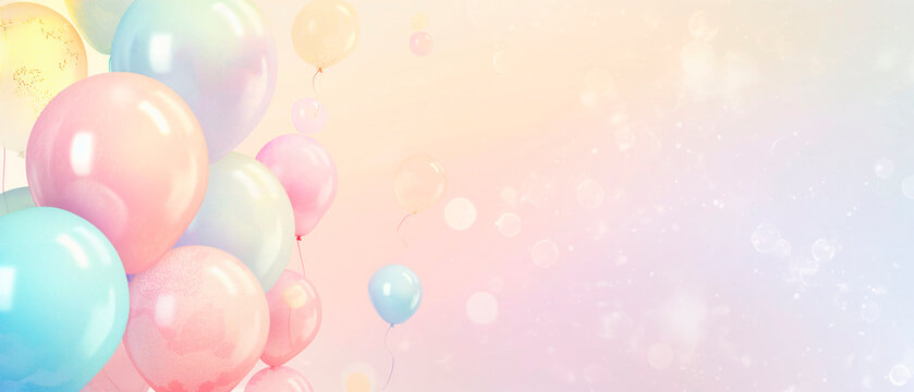 Celebraci&oacute;n en Colores: Globos y Confeti de Fiesta