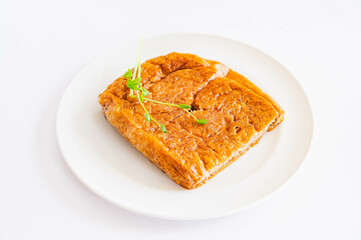 煮た栃尾のあぶらげ