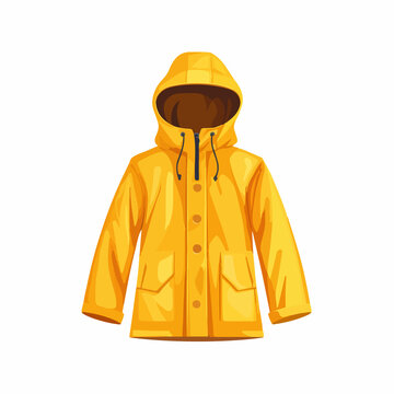 recommend clip art: Raincoat Vector Cartoon Illustration