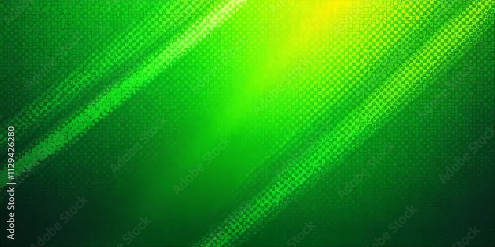 Aufkleber vibrant green abstract background with gradient and pattern