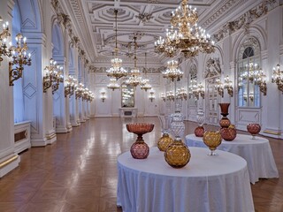 luxurious representative hall in prague castle