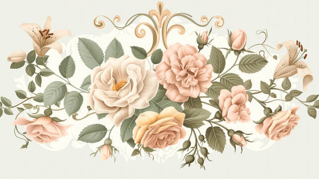 Elegancia Cl&aacute;sica: Estampado Victoriano Floral