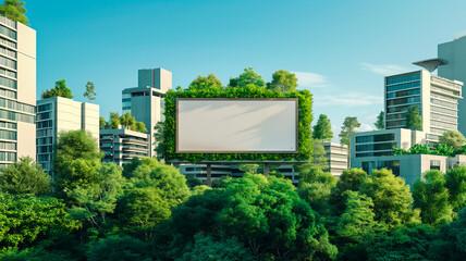 Obraz premium Un Respiro Verde: Naturaleza en la Ciudad