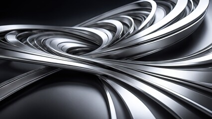 Obraz premium abstract multi-colored wave pattern that is shiny and flowing in a modern style