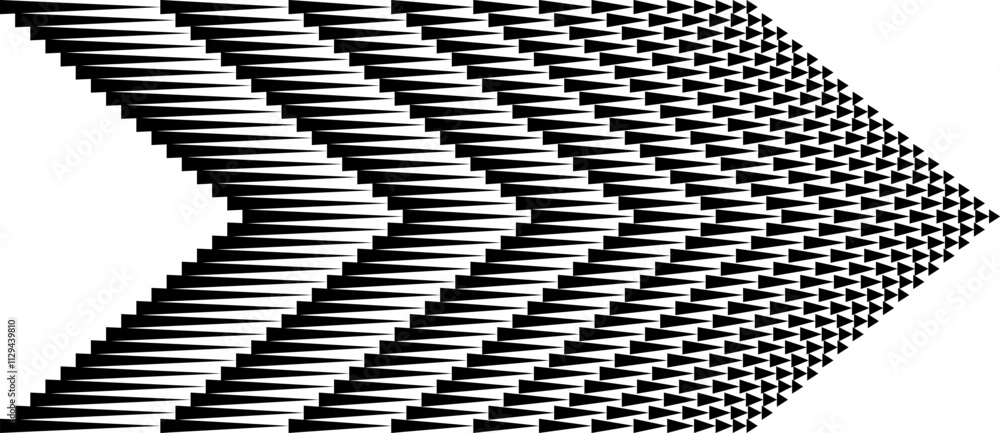 Leinwandbilder abstract geometric background with lines as arrows or chevron pattern.