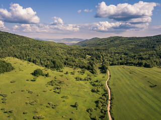 Panorama w Beskidzie Niskim © DRONE QUEST