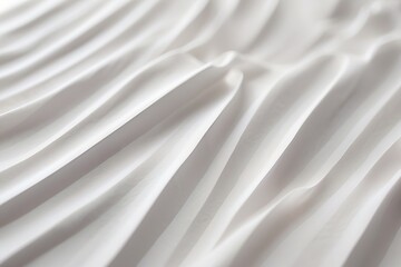 Obraz premium 3D illustration of white seamless pattern waves light and shadow. Wall decorative panel