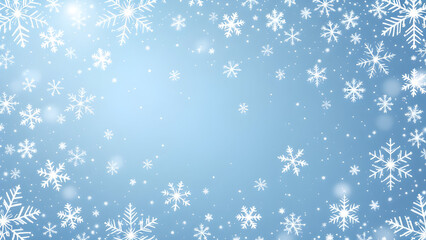 Fototapeta premium Winter Snowflake Background