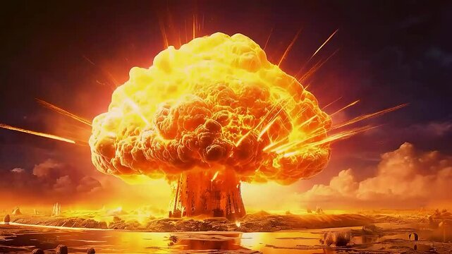 a nuclear explosion
