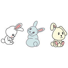 bunny with heart
