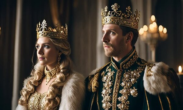 Couple of kings in the palace.