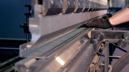 Metal Stamping Machine Bending and Punching Metal Profiles for Industrial Manufacturing, Precision Engineering, and Sheet Metal Fabrication