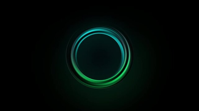 Futuristic creative shiny neon glowing circles rotating. abstract glowing circles background. Neon circles moving rotating seamless loop. abstract nightclub connection retro style. 