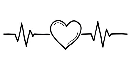 PNG Healthcare heart line creativity.