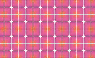 Fototapeta premium Repeating Pattern of Gradient-Colored Square Tiles