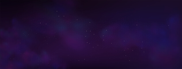 Starry night sky with astrological constellations. Space stars background.Space nebula and glittering stardust.