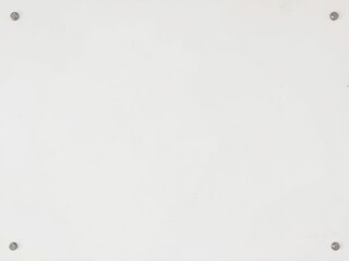 Fototapeta premium Blank white board isolated on white background for presentations or writing notes, white board, presentations