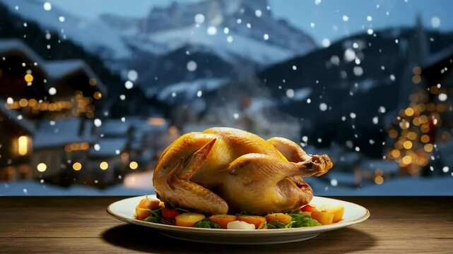 hot steaming chicken broast, christmas recipes, chicken broast, thanksgiving chicken broast, food stock videos, stock videos, foods videos, viral food recipes, chicken broast, winter food videos