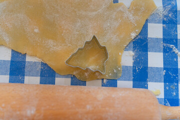 Pl&auml;tzchenform, Weihnachten, ausstechen