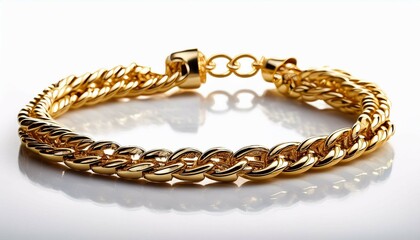 gold necklace with a necklace