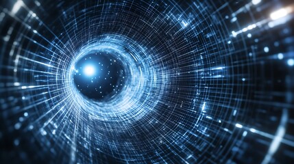 AI-controlled systems analyzing the properties of black holes