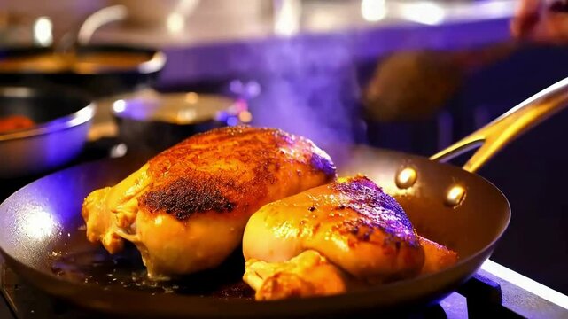 hot steaming chicken broast, christmas recipes, chicken broast, thanksgiving chicken broast, food stock videos, stock videos, foods videos, viral food recipes, chicken broast, winter food videos