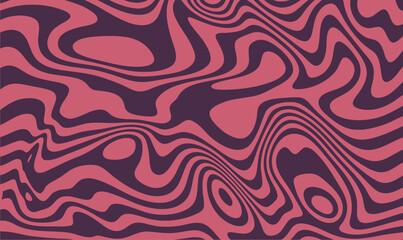 Liquify Lines background, Abstract horizontal background with colorful waves. Trendy Retro vector