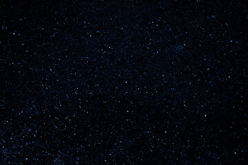Dark night sky galaxy space background. Glowing stars in space. New Year, Christmas and Celebration background concept.