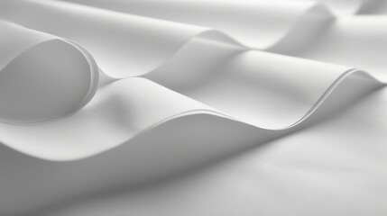 Obraz premium White paper backdrop, enhancing the clarity and focus of your digital and print materials