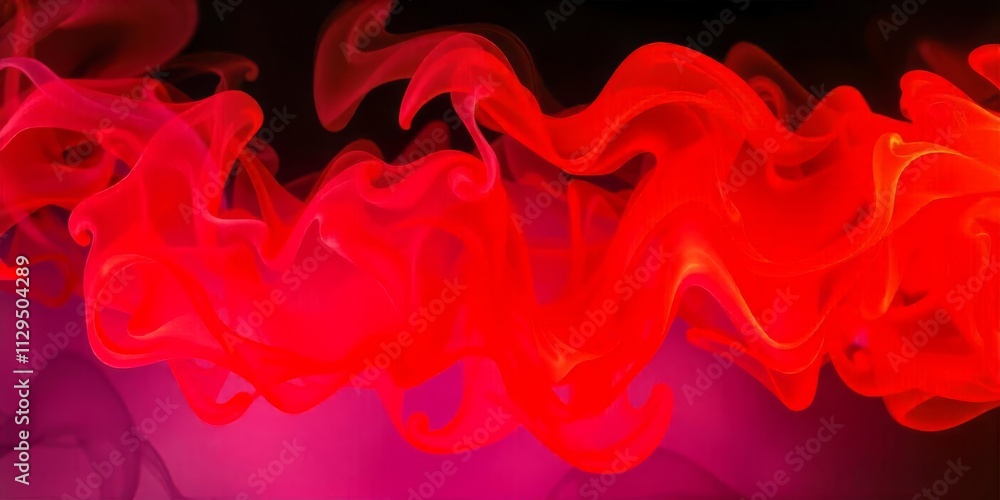 Poster dynamic red abstract texture with vibrant colors