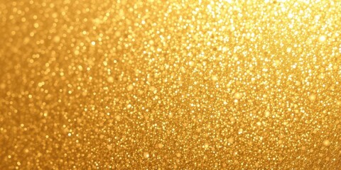 Shimmering gold glitter texture with sparkling particles and soft, elegant glow, radiant, gold