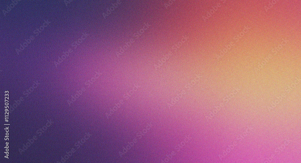 Poster bright pink and purple grainy gradient design with soft noise texture effects for impactful and prof