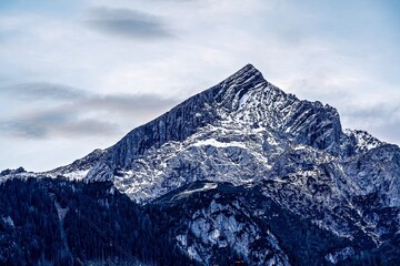 View of the Bavarian Alps, Germany.