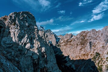 View of the Bavarian Alps, Germany.