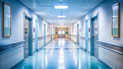 Fototapeta premium corridor in hospital background
