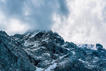 View of the Bavarian Alps, Germany.